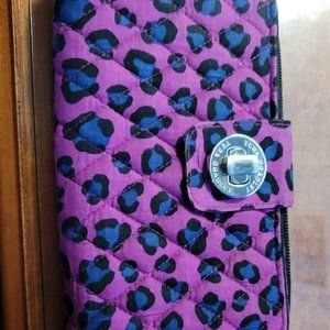 Vera Bradley Zip Around Wallet-African Violet